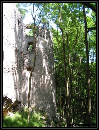 Hrad DOBR� VODA - Vonkaj�ie hradby. 
