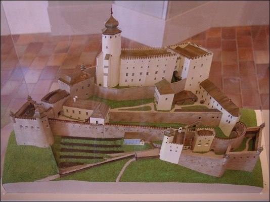 <FONT SIZE=2>Hrad Star ubova - model hradu 