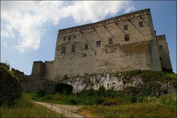 Zvyšky hradných palácov 