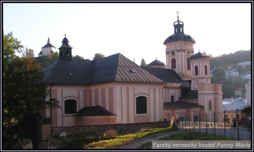 Bansk tiavnica - farsk kostol. 