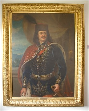 <FONT SIZE=2>Monumentálny jazdecký portrét Františka II. Rákociho  