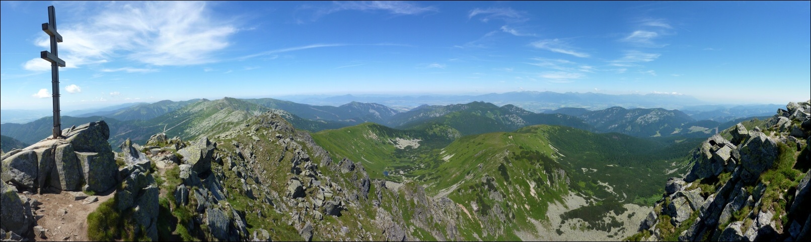 Panoramatický výhľad z Ďumbiera 