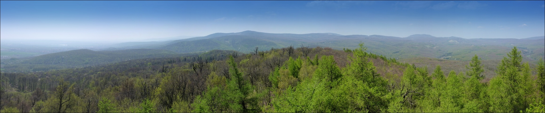 Rozhladňa KUKLA - výhľad smer JZ 
