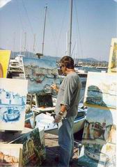 Sledujeme maliarov pri praci 