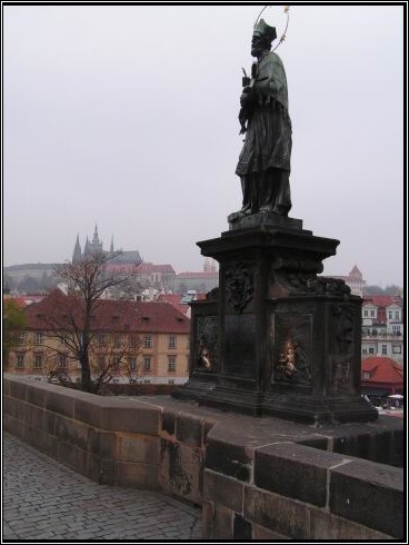 Socha sv. Jna Nemomuckho 